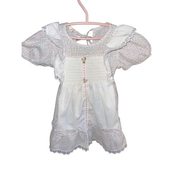 Evy Of California Other - Evy Of California Vintage Girls USA Made Lace Dress T-2 Flower Dress Big‎ Doll